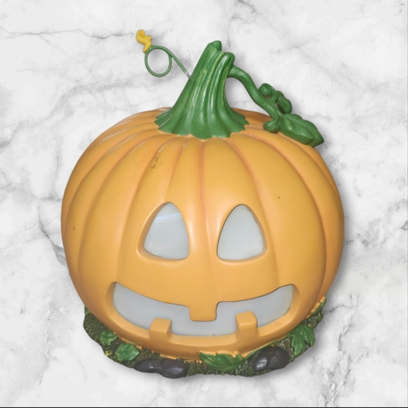 Hawthorne Village Peanuts Light Up Pumpkin - Picture 1 of 4